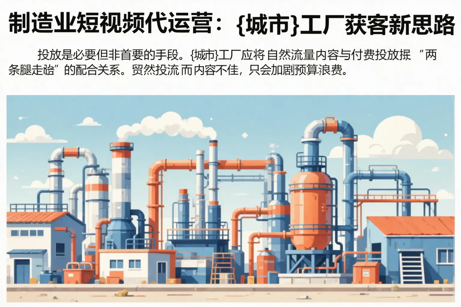 制造业短视频代运营：达日工厂获客新思路